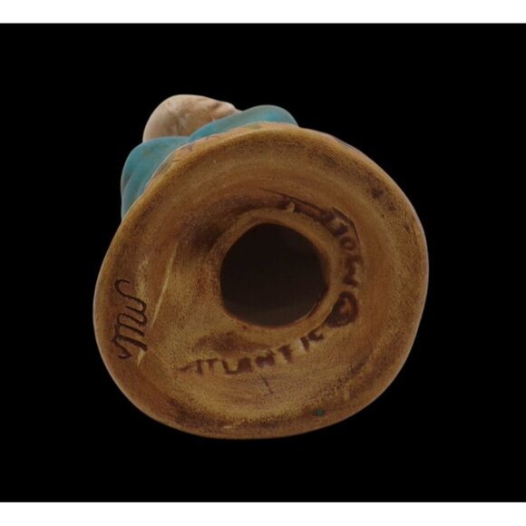 VTG Atlantic Mold Hand Painted Ceramic Nativity Figurines Joseph Mary & Wise Man - Picture 9 of 13